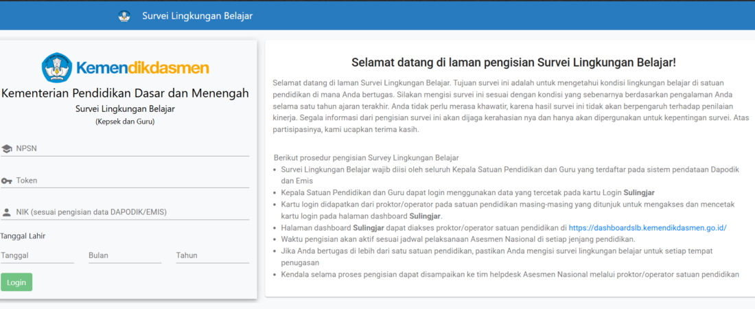 Sulingjar segera dimulai, Catat Jadwalnya ! Kepala dan Pendidik Wajib Ikut !